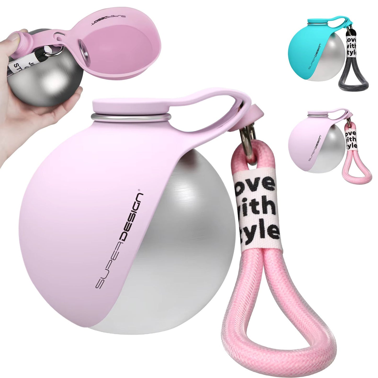 🔥Hot Sale 49% Off🔥2-in-1 Portable Dog Water Bottle for Small Dogs🐕🦺
