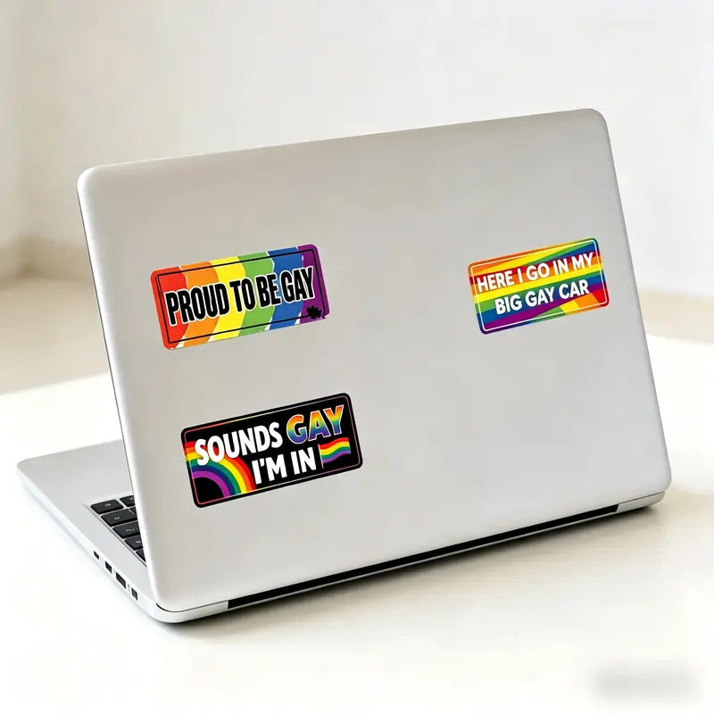 ๐ 12-Piece Rainbow Car Magnet Set โ Weatherproof & Paint-Safe