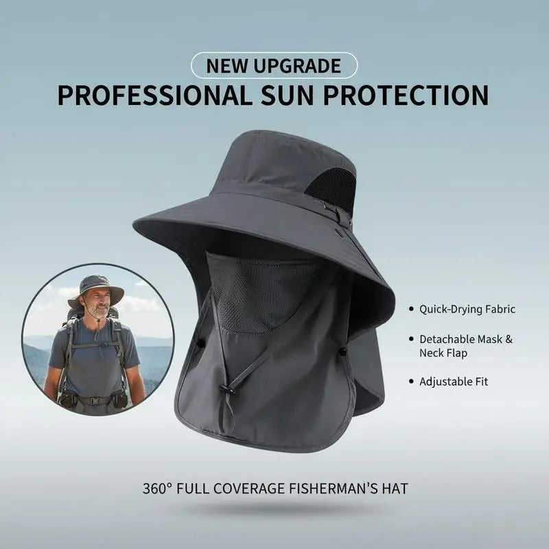 ArcticFlow™ Ultralight Safari Hat – Feather-Light Cooling for Hiking, Boating & Beyond ❄️🧢