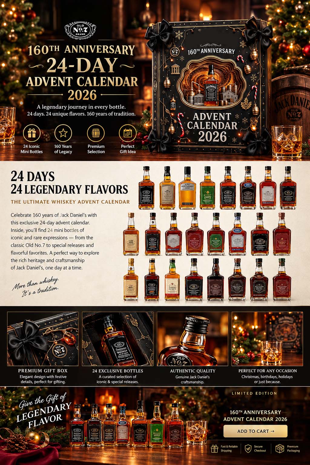 ⏰Limited Stock 60% OFF🍾160th Anniversary Advent Calendar 2026!!!