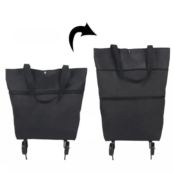 🔥HOT SALE 49% OFF🔥Foldable 2-in-1 Shopping Bag-ROLL.SHOP. GO EASY.