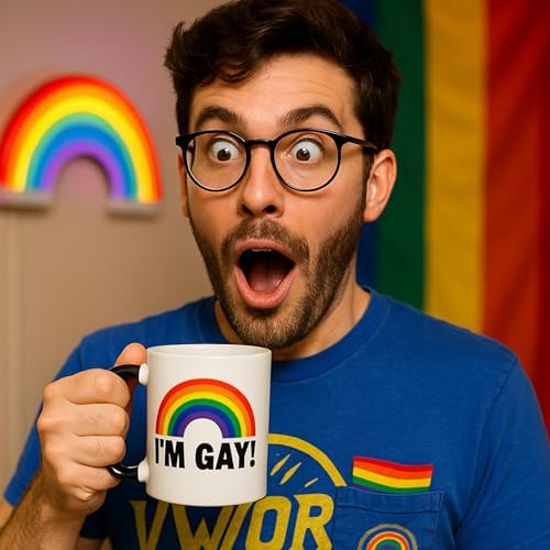 🌈 I'M GAY! Heat-Changing Coffee Mug | Funny Surprise Gift 🎁