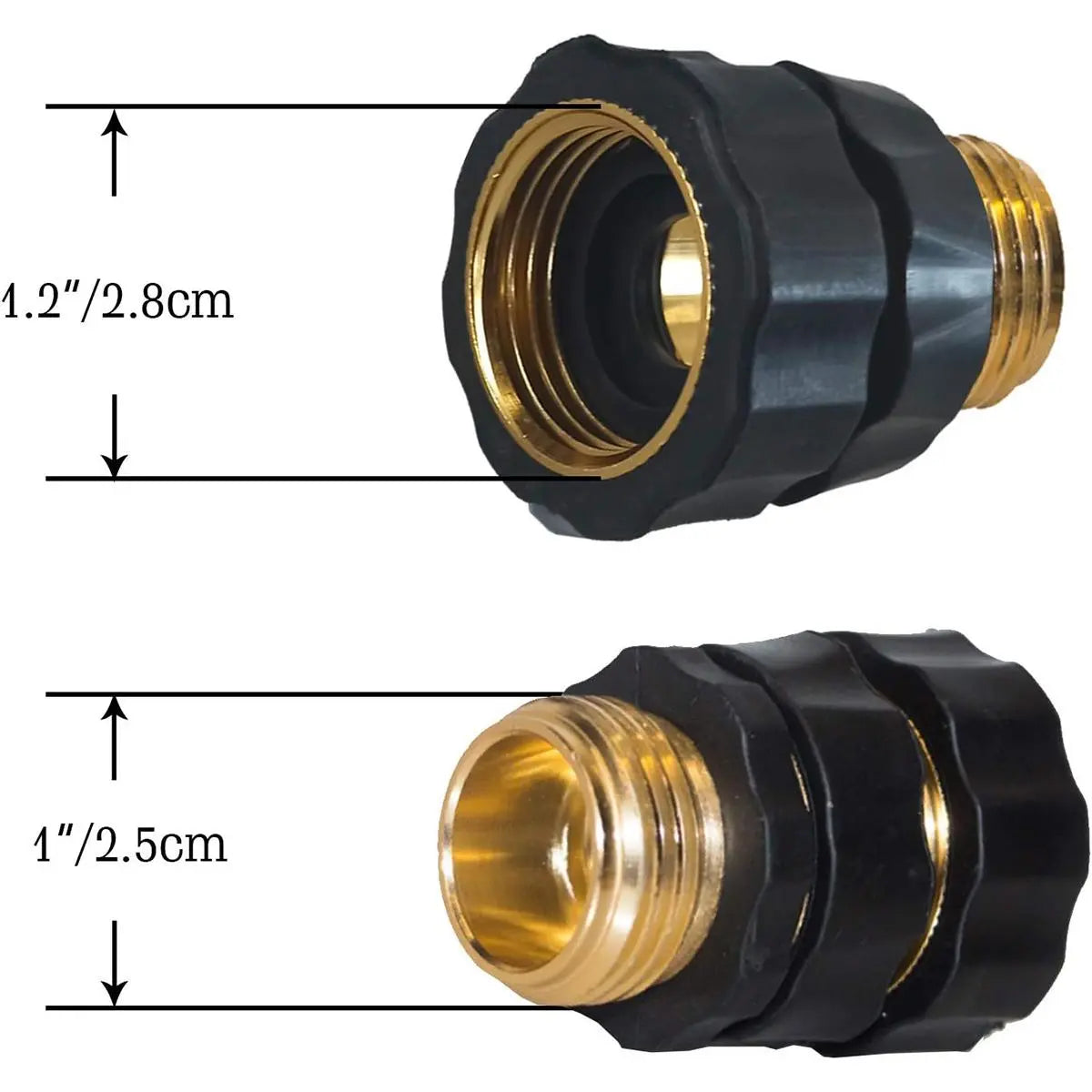 VeroFlow™ 1-Second Snap Hose Connector Kit – Premium 3/4" Aluminum Quick Connect Fittings – Precision Leak-Free Design 🌊🛡️