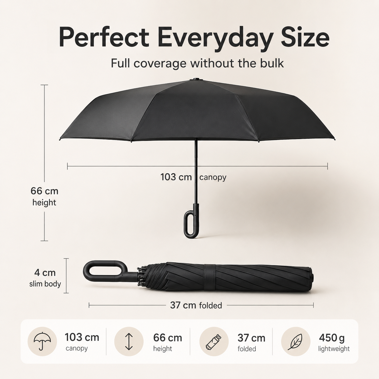 šFolding Sun Umbrella For Both Rain And Sunshine