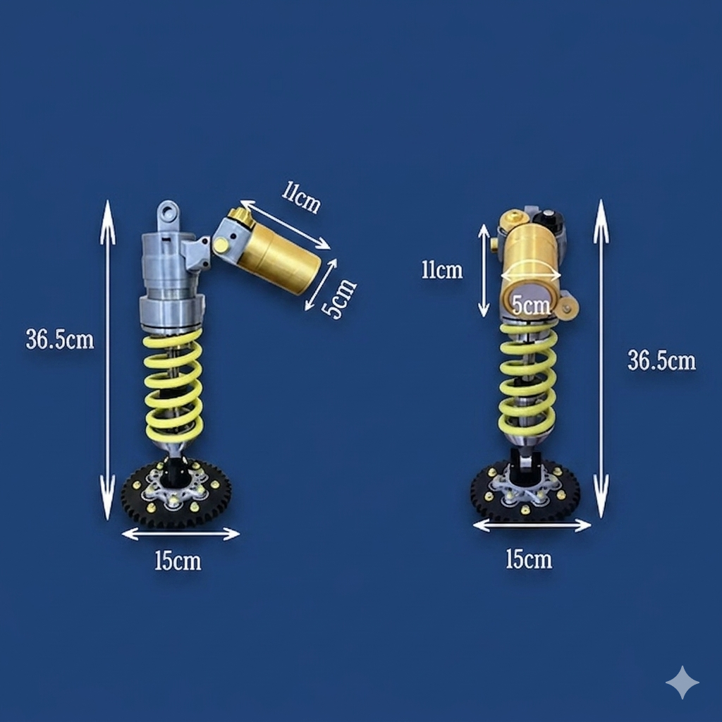 🔥 Limited-Time Sale | Suspension Shock Absorber LED Lamp for Car Lovers & Gamers