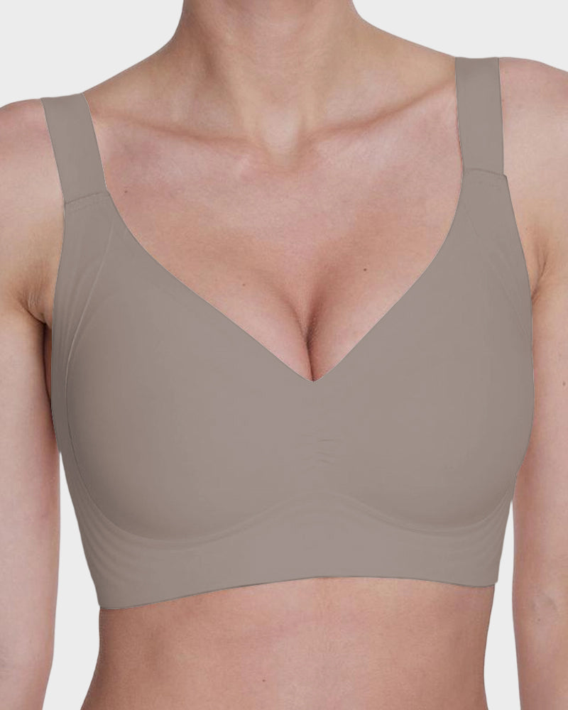Plus-Size Wireless Full Coverage Minimizer Bra