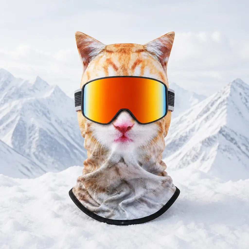 ❄️ Winter Hot Sale – WildFace™ Animal Ski Balaclava – Warm Fleece Mask That Makes Everyone Look Twice