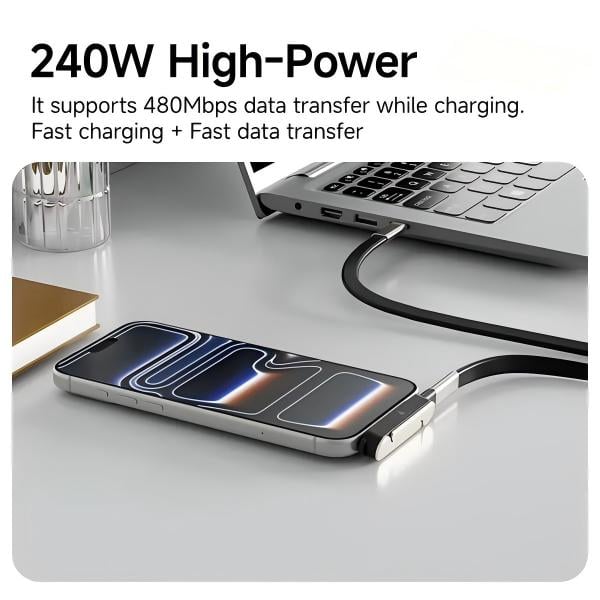 š„Last Day 49% OFF - ā”240W SuperCharge Detachable 2-in-1 Charging Cable