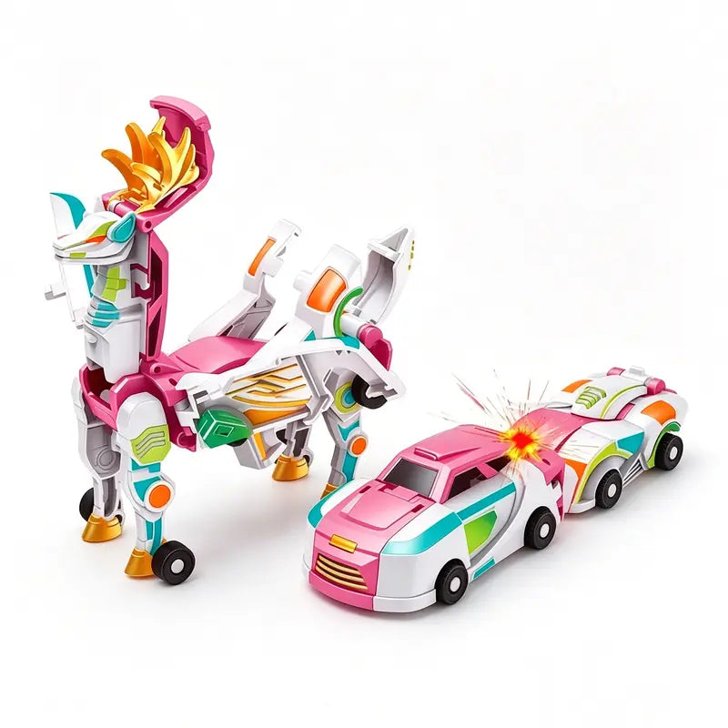 🎄 Christmas Magic! 🚗 Transforming Car Toys | Dino, Dragon & Reindeer 🦖🦌