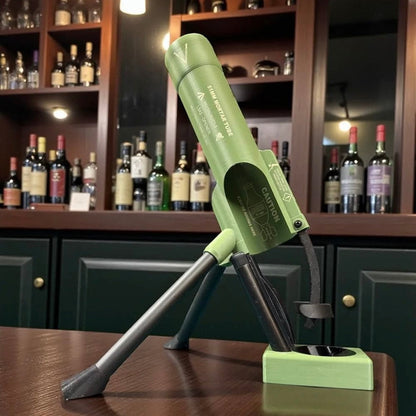 🚀 Beer Bottle Mortar Bottle Opener 🍻🔥Novelty Cap-Launching Desk & Bar Accessory