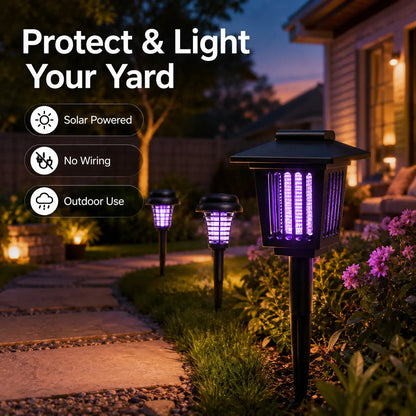 🔥Summer Hot Sale-49% off🔥Solar Mosquito Zapper Light – Outdoor Garden Stake Lamp