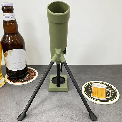 🚀 Beer Bottle Mortar Bottle Opener 🍻🔥Novelty Cap-Launching Desk & Bar Accessory