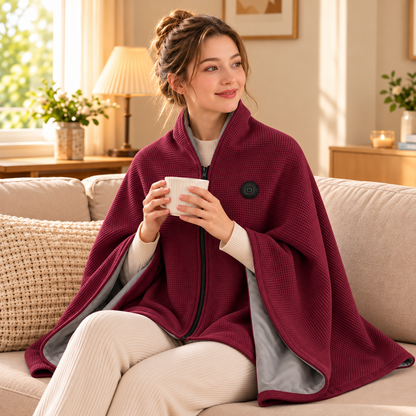 ⛄LIMITED-TIME 49% OFF‼️💞54K+ SOLD⭐🔥 USB HEATED WEARABLE SHAWL