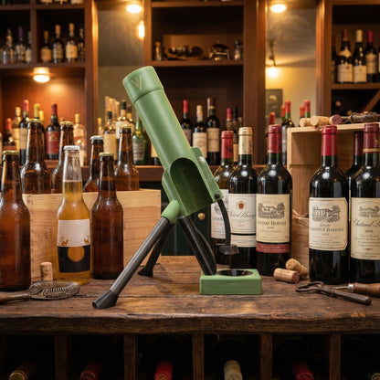 🚀 Beer Bottle Mortar Bottle Opener 🍻🔥Novelty Cap-Launching Desk & Bar Accessory