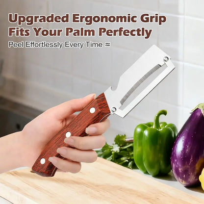 HOT SALE🔥 Household Stainless Steel Sharp Peeler with Built-In Bottle Opener for Fruits & Vegetables