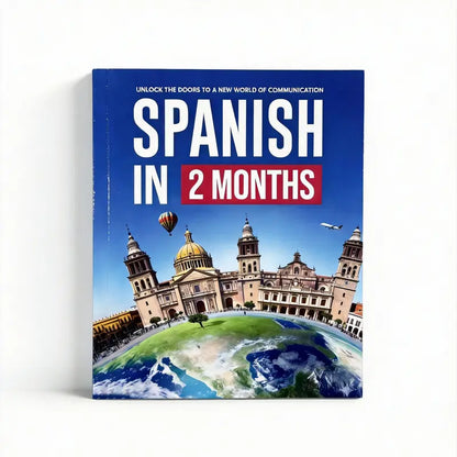 🎁 LAST DAY: 55% OFF!📚 Spanish in 2 Months: Ultimate Workbook with Slang & Conversations ✨