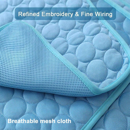 🐶🐱🐾 Cooling Pet Pad Multi‑Size – Breathable, Washable, Non‑Slip – Dog Bed, Sofa Cover, Car Seat Mat – Supports up to 80kg – 3 Colours Available