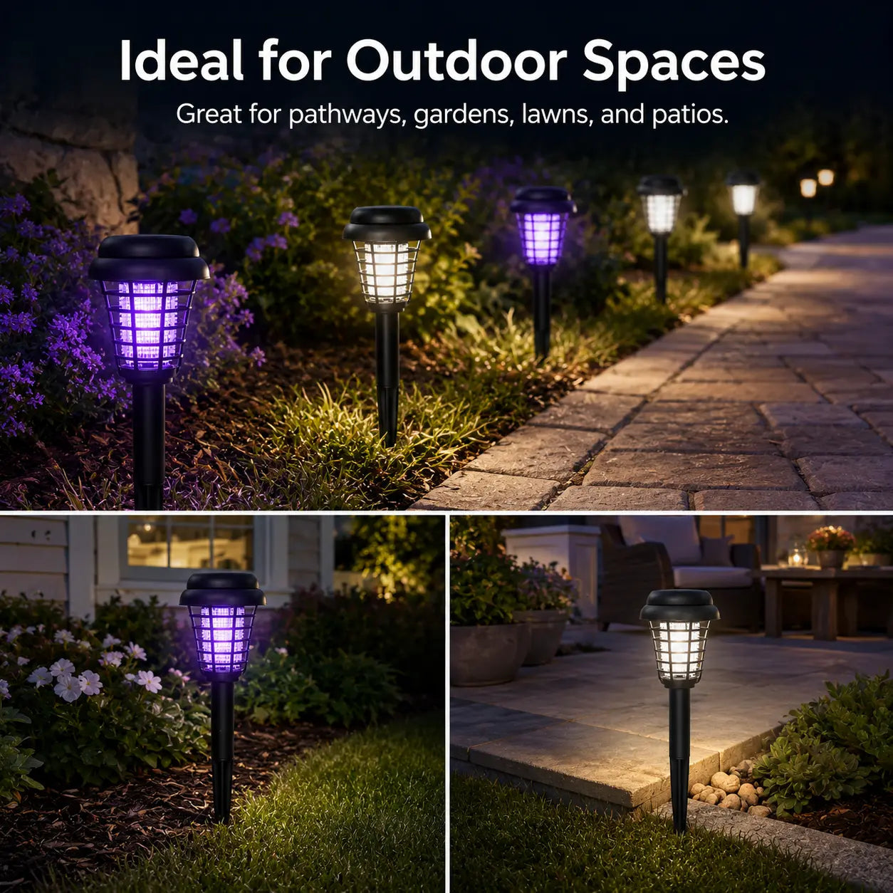 🔥Summer Hot Sale-49% off🔥Solar Mosquito Zapper Light – Outdoor Garden Stake Lamp
