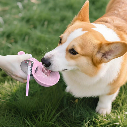 🔥Hot Sale 49% Off🔥2-in-1 Portable Dog Water Bottle for Small Dogs🐕‍🦺