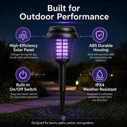 🔥Summer Hot Sale-49% off🔥Solar Mosquito Zapper Light – Outdoor Garden Stake Lamp