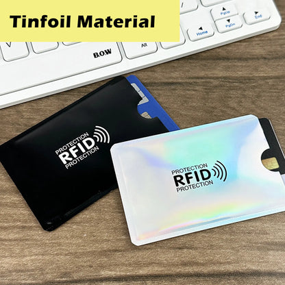 Advanced RFID Blocking Card Sleeves | Anti-Theft Identity Shield 🛡️💳