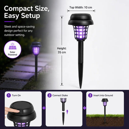 🔥Summer Hot Sale-49% off🔥Solar Mosquito Zapper Light – Outdoor Garden Stake Lamp