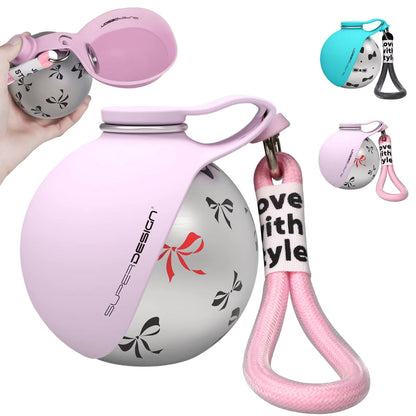 🔥Hot Sale 49% Off🔥2-in-1 Portable Dog Water Bottle for Small Dogs🐕‍🦺
