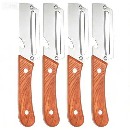 HOT SALE🔥 Household Stainless Steel Sharp Peeler with Built-In Bottle Opener for Fruits & Vegetables