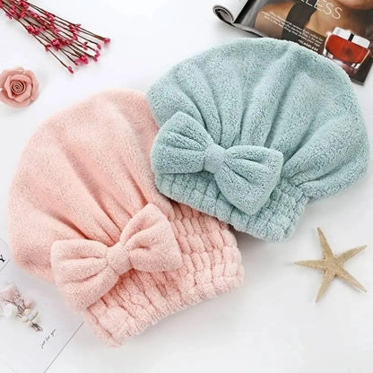 Super Absorbent Hair Towel Wrap Set 💧🎀