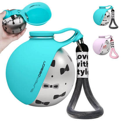 🔥Hot Sale 49% Off🔥2-in-1 Portable Dog Water Bottle for Small Dogs🐕‍🦺
