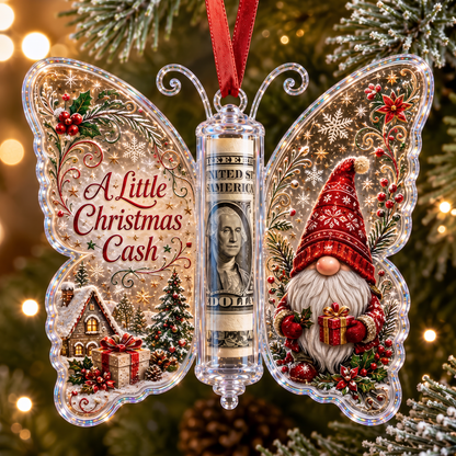 🎄 Christmas Butterfly Cash Gift Ornament ——🎁Make Cash Gifting Feel Special.