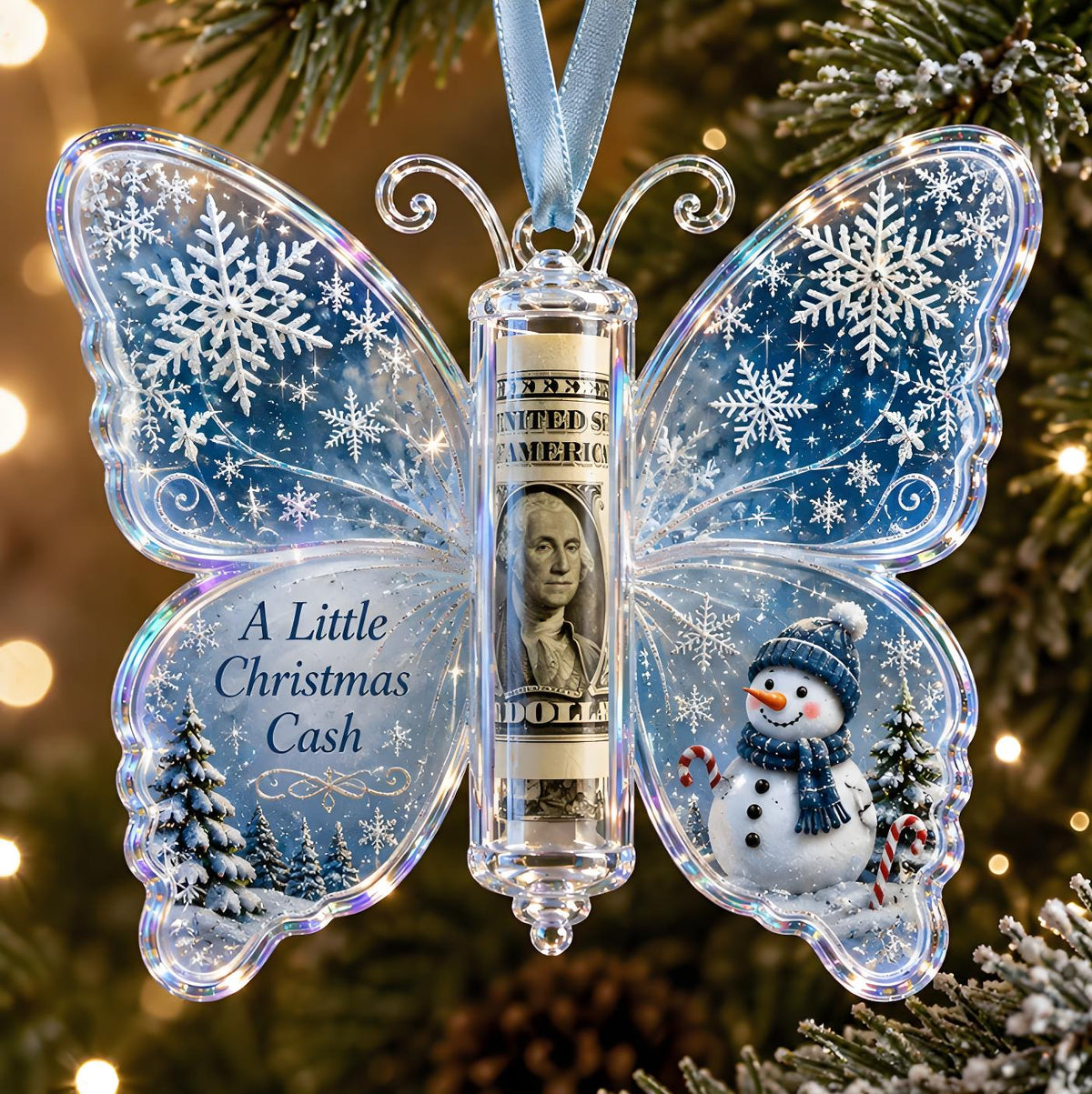 🎄 Christmas Butterfly Cash Gift Ornament ——🎁Make Cash Gifting Feel Special.