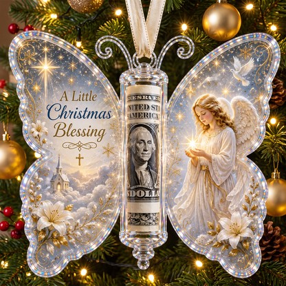 🎄 Christmas Butterfly Cash Gift Ornament ——🎁Make Cash Gifting Feel Special.