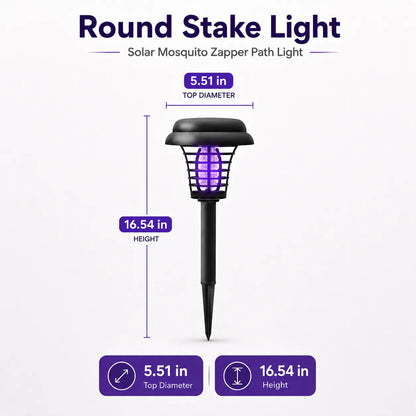 🔥Summer Hot Sale-49% off🔥Solar Mosquito Zapper Light – Outdoor Garden Stake Lamp