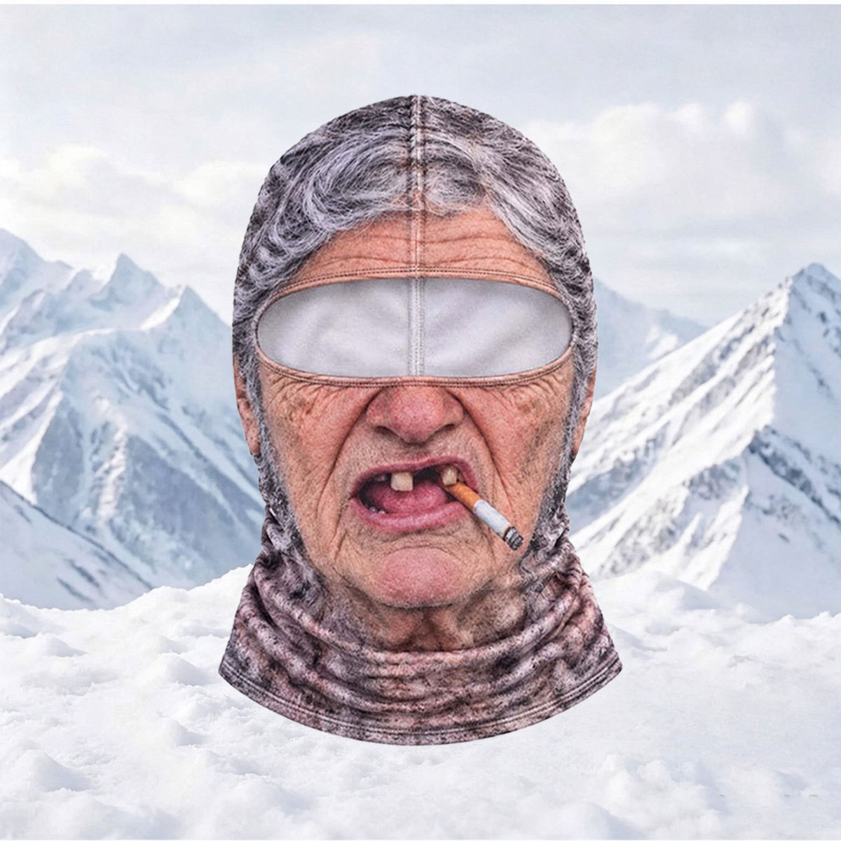 🔥 49% OFF 🤣 Funny Old Man Ski Mask | Look Old, Ski Bold! 🎿