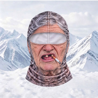 🔥 49% OFF 🤣 Funny Old Man Ski Mask | Look Old, Ski Bold! 🎿