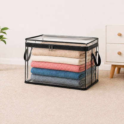 🎁 Mother's Day Sale 49% OFF📦Large Heavy-Duty Thick Plastic Clear Storage Bag for Clothes, Moving & Storage