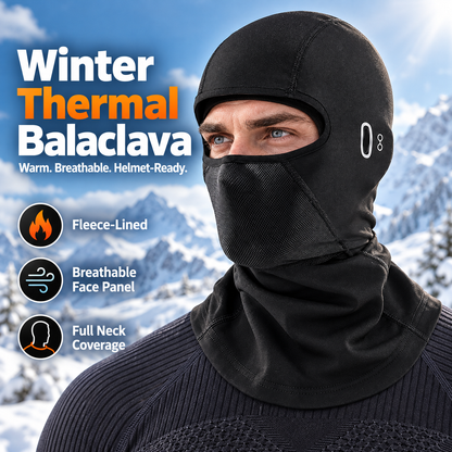 🔥LAST DAY 49% OFF - ❄️ Winter Thermal Balaclava – Fleece-Lined Face Cover for Cycling & Skiing ⛷️