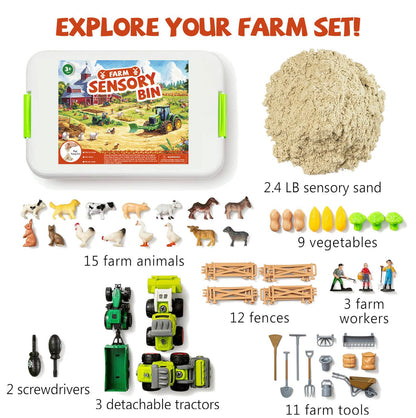 🌈 Kids Sensory Bin Kit | DIY Sand Play & Creative Fun