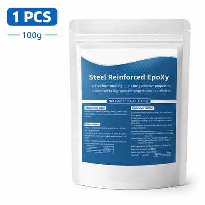 Two-Part Epoxy Putty 🔧 Fix Cracks & Leaks Fast — Strong Waterproof Repair Putty 💧✨