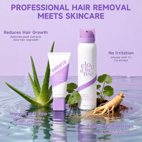 🔥Limited Time 49% OFF🧴 Hypoallergenic Hair Removal Cream 🌸Gentle Pain-Free Depilatory For Bikini & Body