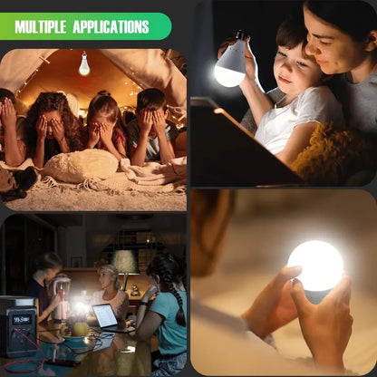 🔥LAST DAY 49% OFF🔥💡Rechargeable Emergency Light Bulb | 9W Battery Backup LED Bulb for Power Outages