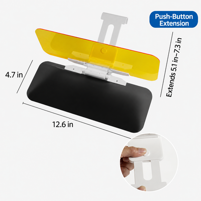 Day and Night Anti-Glare Car Windshield Visor