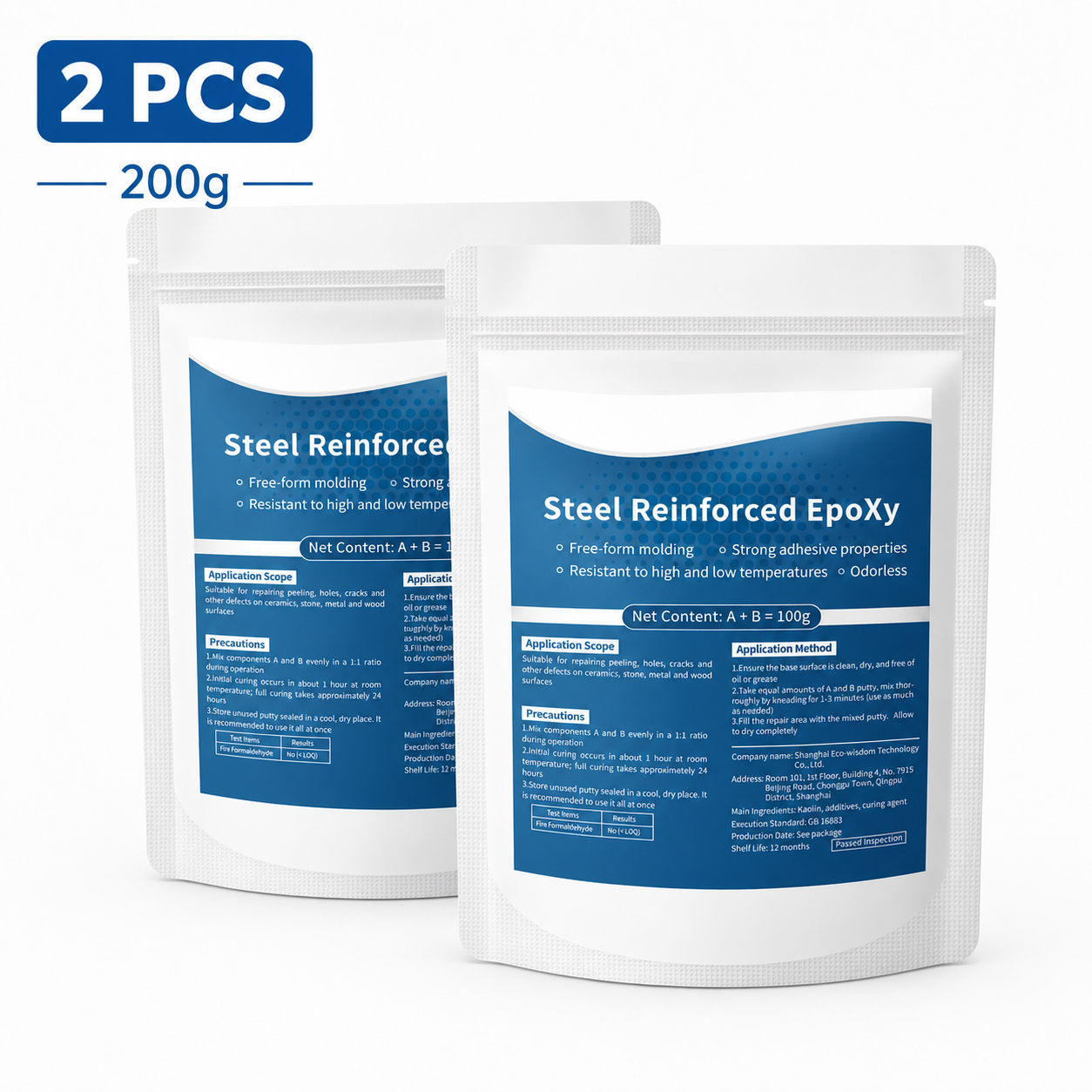 Two-Part Epoxy Putty 🔧 Fix Cracks & Leaks Fast — Strong Waterproof Repair Putty 💧✨