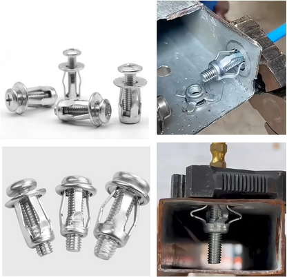 📢LAST DAY 49% OFF🔥🔩Petal Rivet Locking Nuts Set M4 M5 M6 | Zinc Plated Blind Expansion Nuts