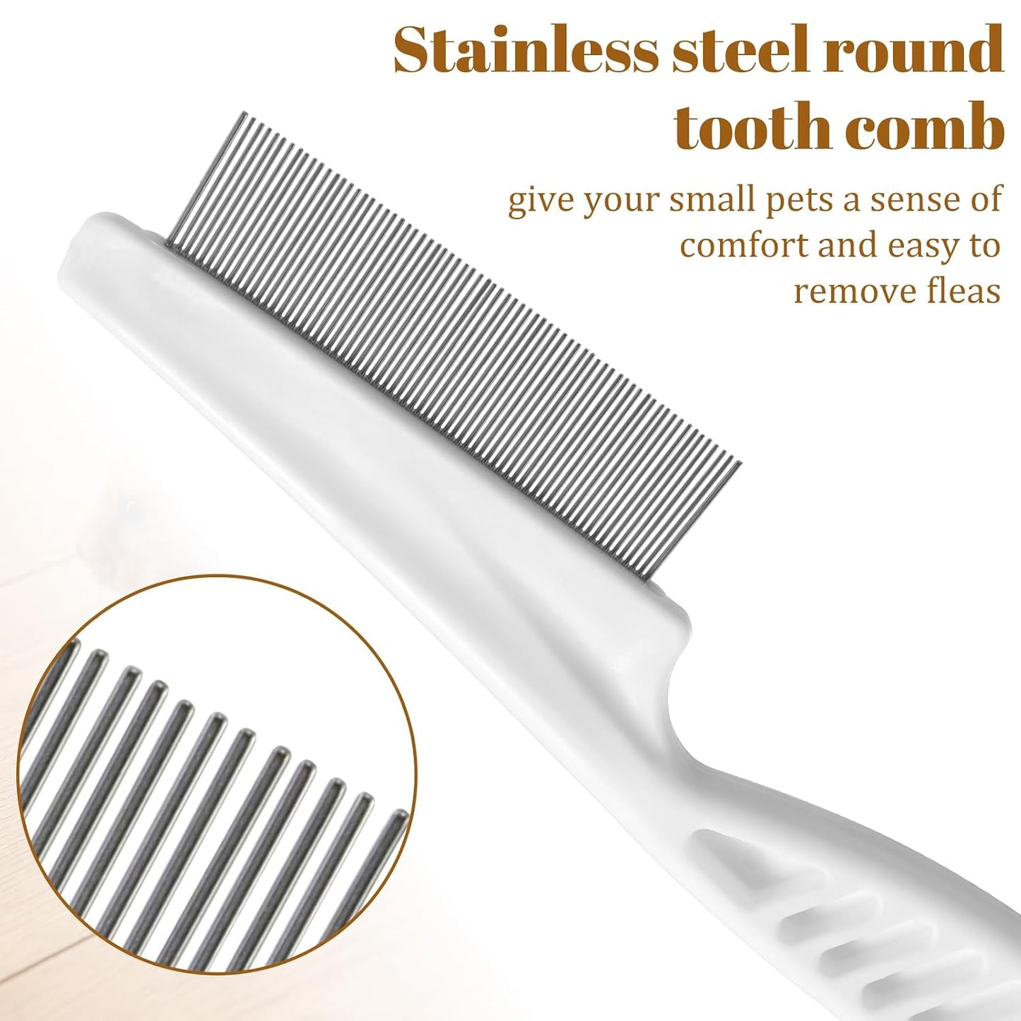 🔥49％ OFF-2 Pack Multifunctional Pet Grooming Comb Set for Small Dogs