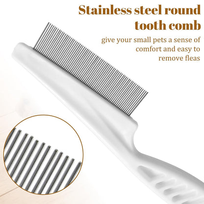 🔥49％ OFF-2 Pack Multifunctional Pet Grooming Comb Set for Small Dogs