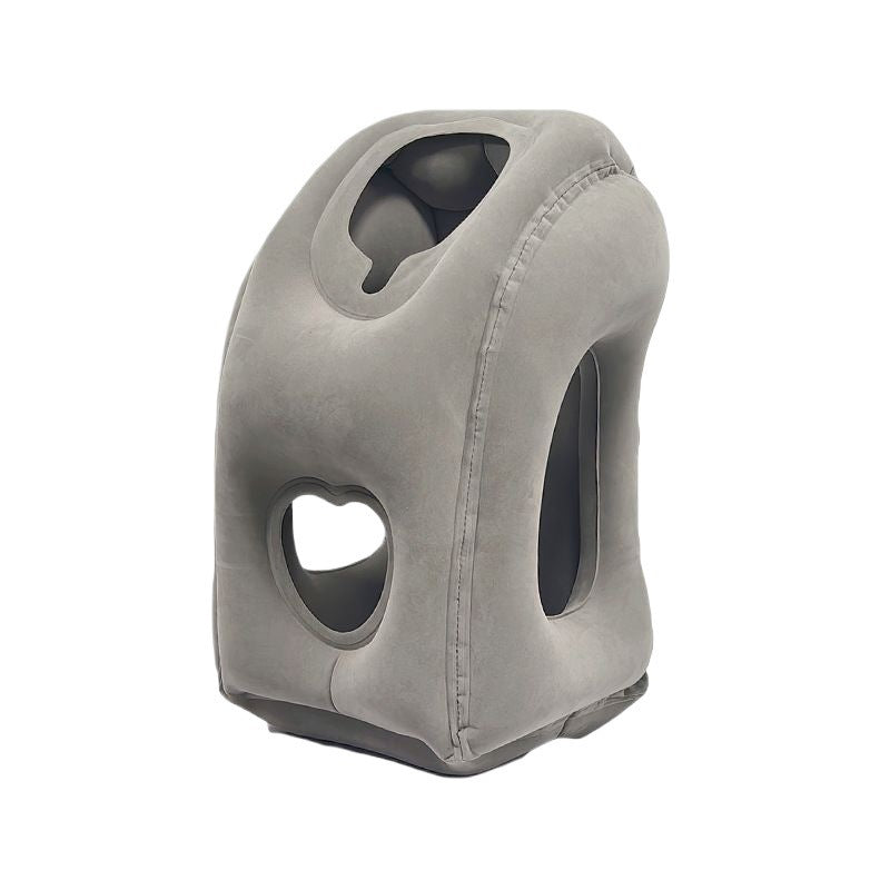 ✈️ Inflatable Airplane Sleep Pillow | Foldable Travel Headrest