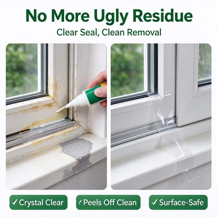 🔥 Winter Must-Have | Transparent Window Sealing Tape – Block Drafts & Keep Your Home Cozy