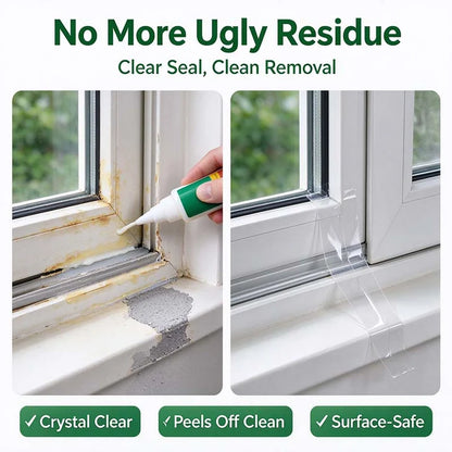 🔥 Winter Must-Have | Transparent Window Sealing Tape – Block Drafts & Keep Your Home Cozy